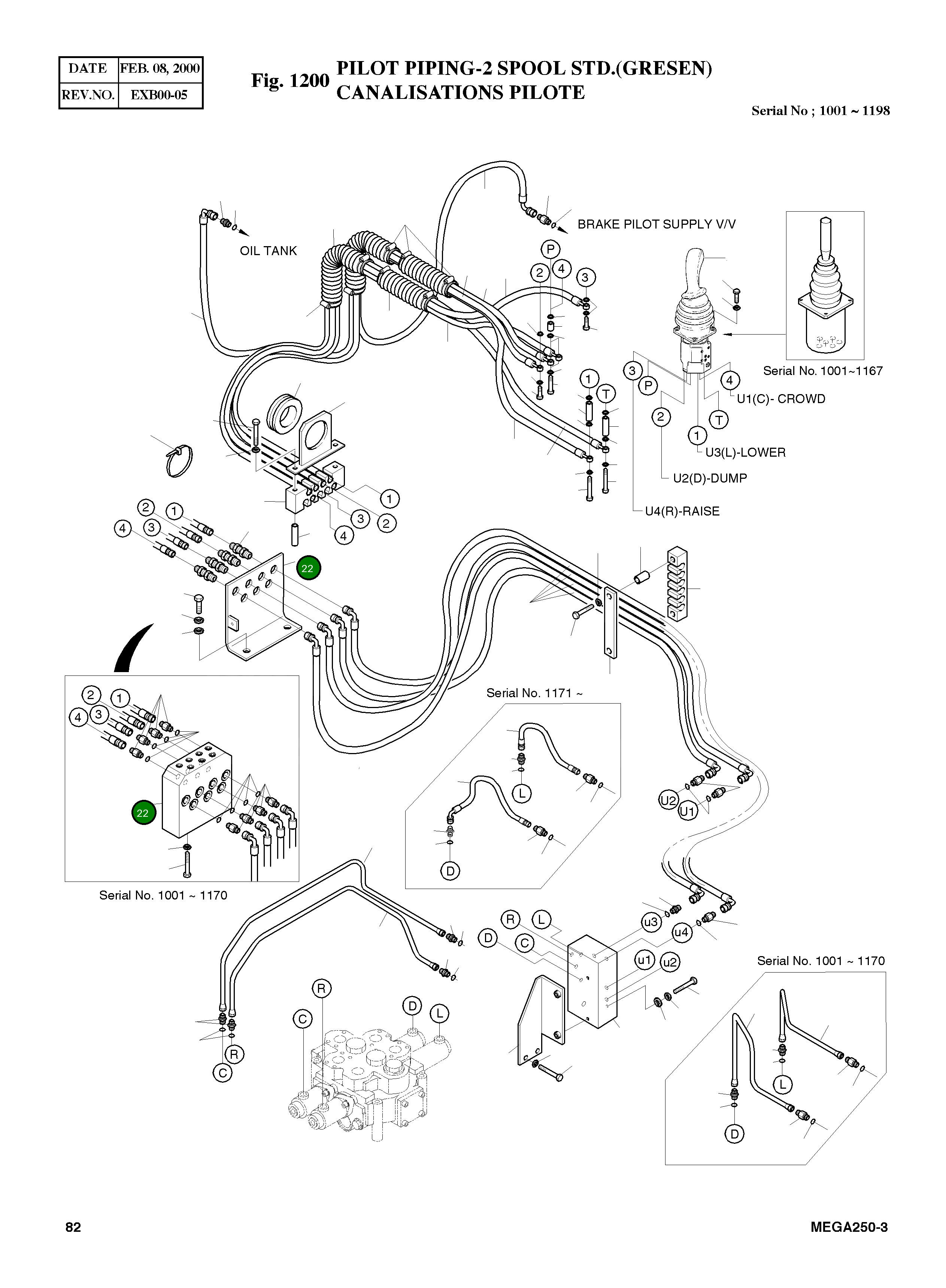 Кронштейн 4412-1110A Komatsu