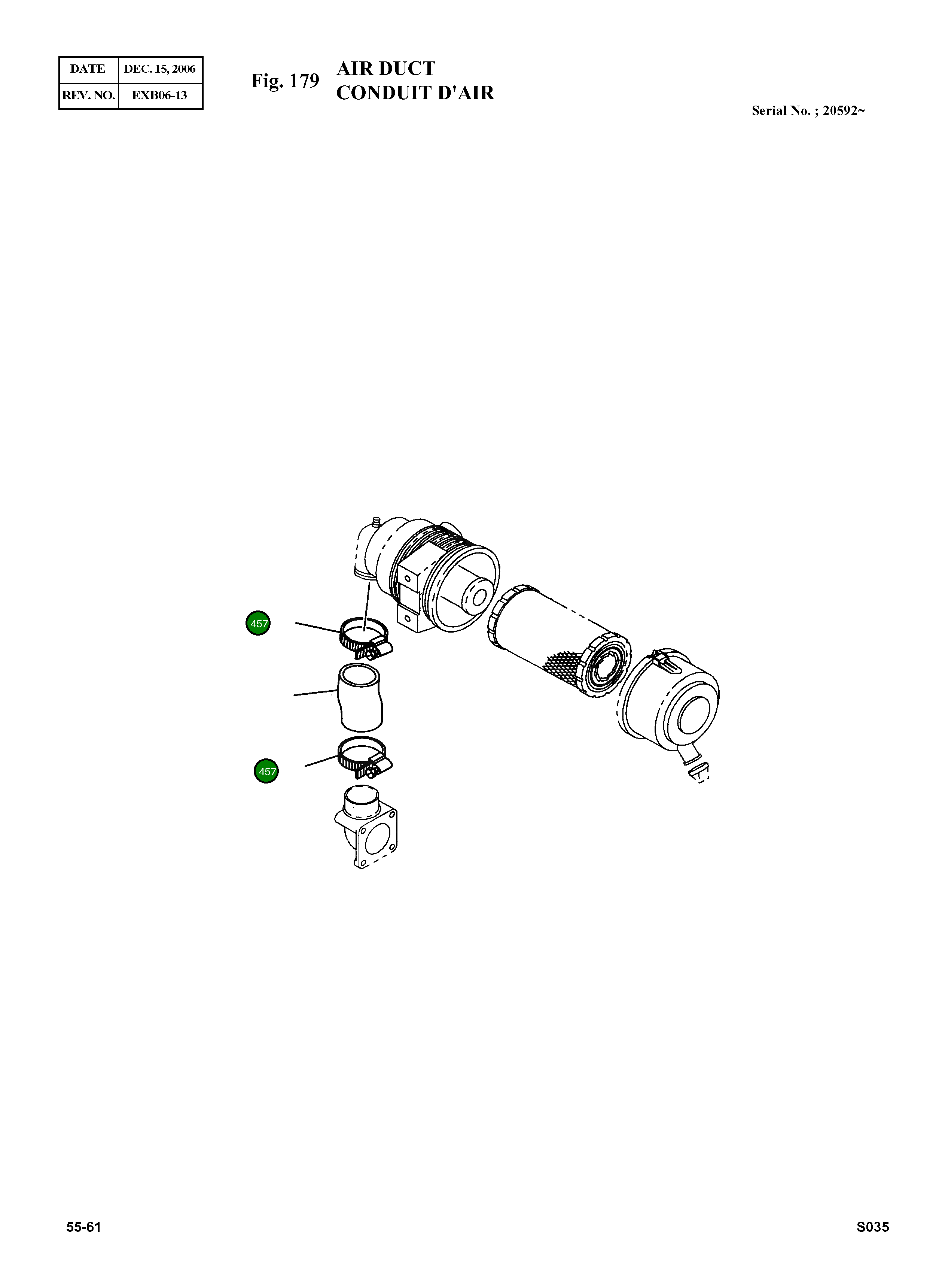 Клипса 586400-3990 Komatsu