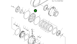 Клетка 23B-25-31160 Komatsu
