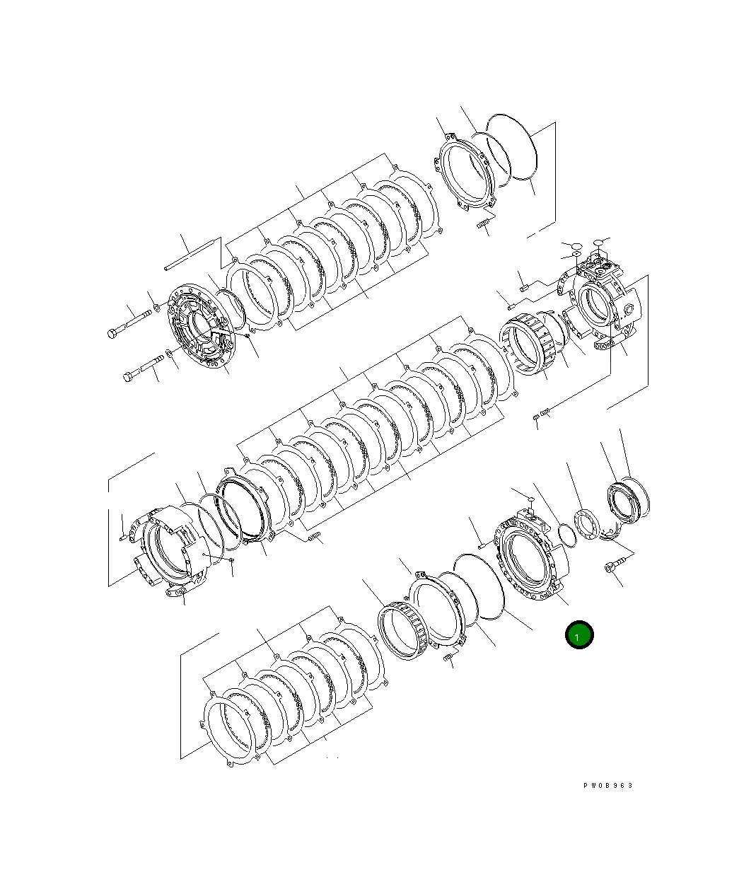 Корпус 14X-15-21150 Komatsu