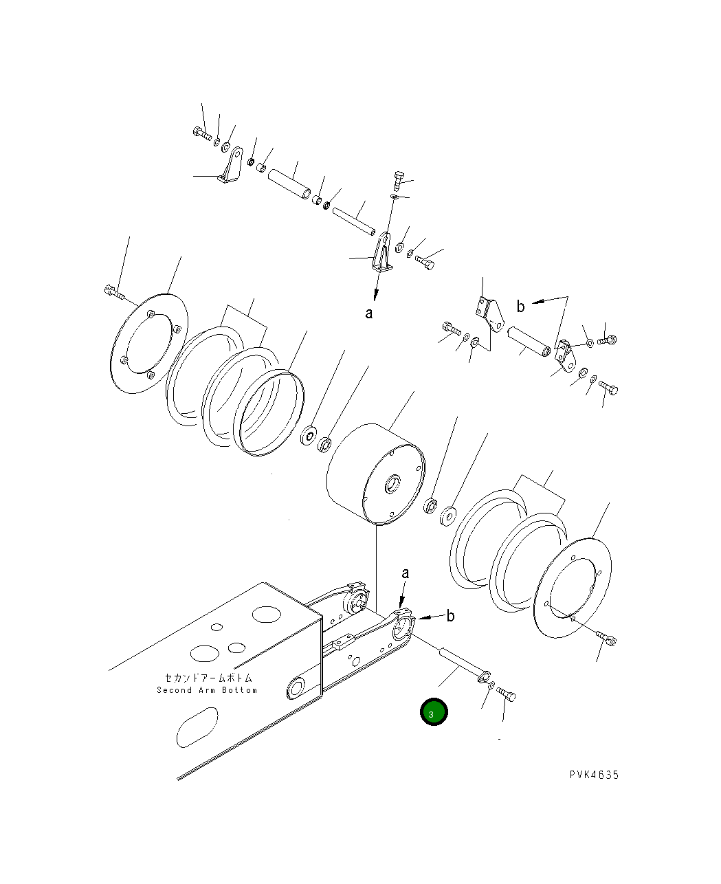 Палец 203-957-3260 Komatsu