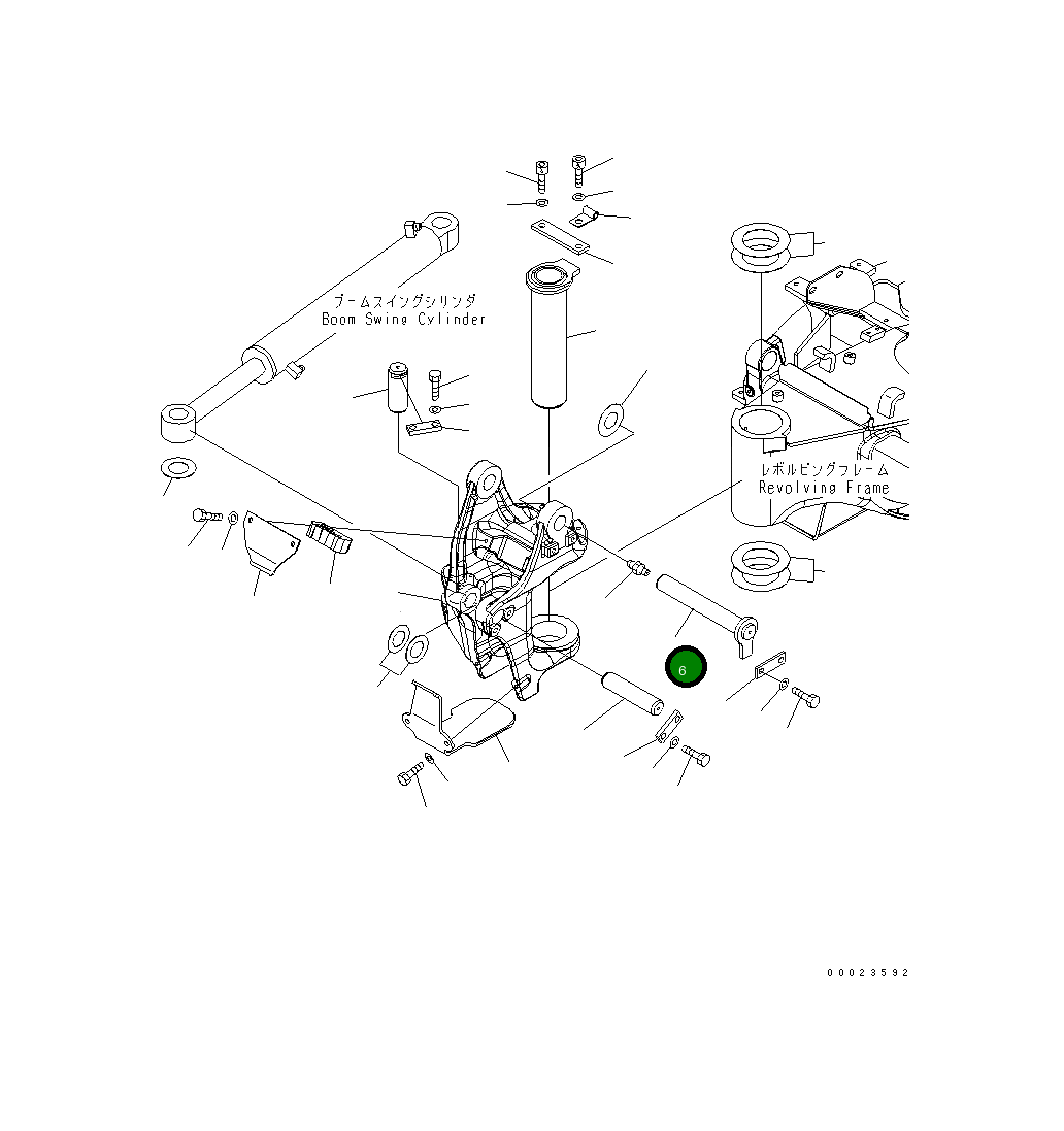 Палец 22K-70-21150 Komatsu