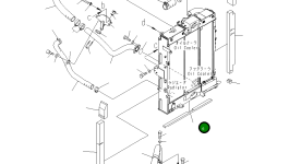 Лист 205-03-34110 Komatsu