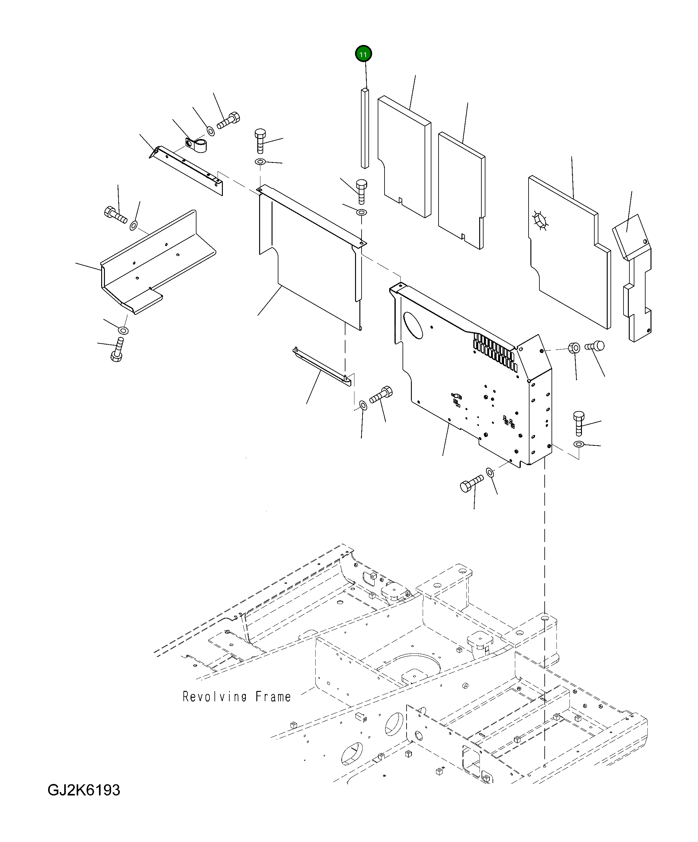 Лист 20K-54-H1350 Komatsu
