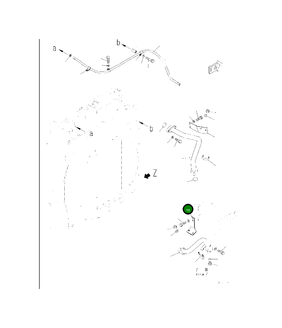 Кронштейн 2A5-03-25380 Komatsu