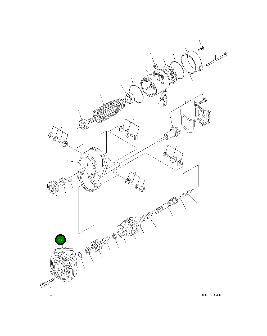 Корпус 461-047 Komatsu
