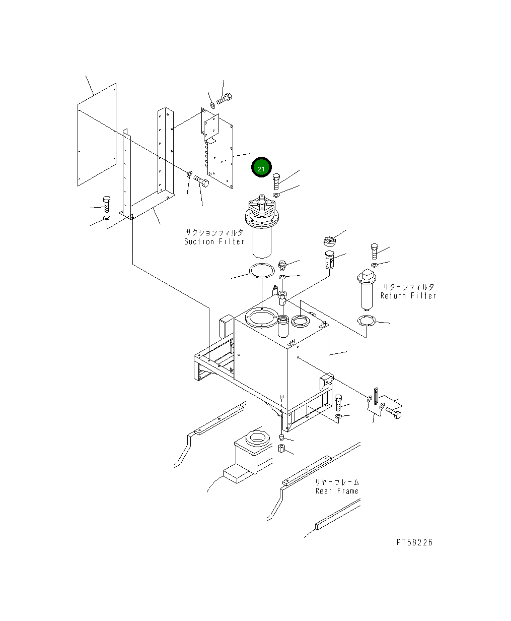 Кронштейн 273-809-6121 Komatsu