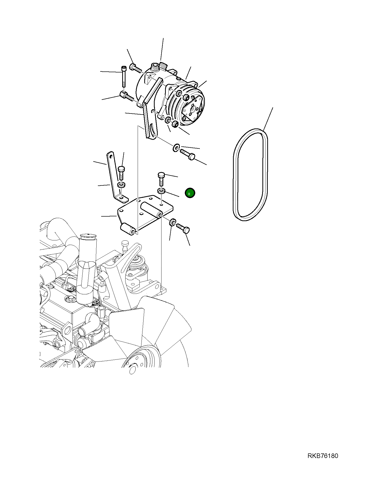 Кронштейн 21W-979-R520 Komatsu