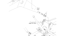 Палец 2057071210 Komatsu
