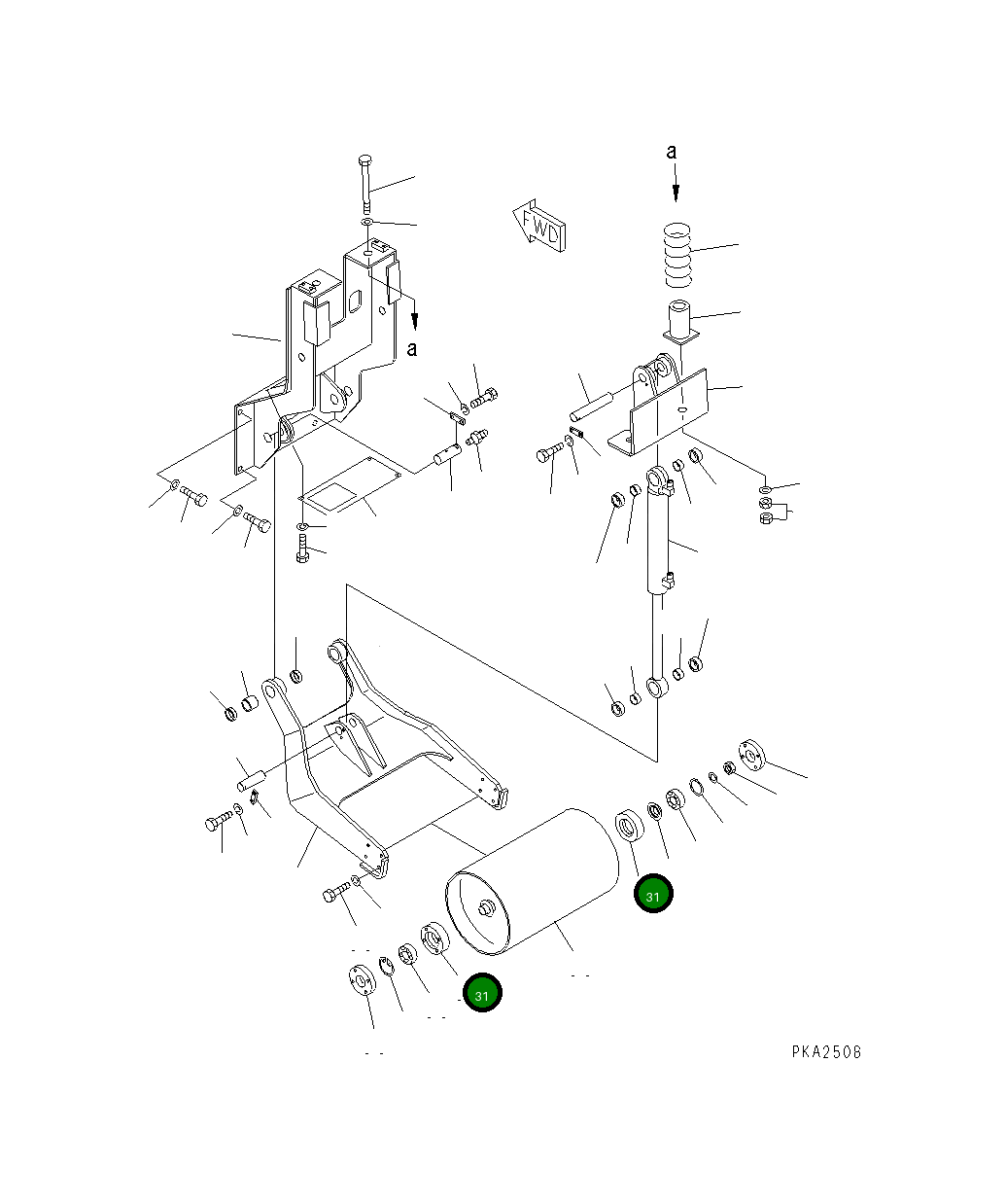 Корпус 101-865-1510 Komatsu