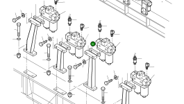 Кронштейн фильтра 924 378 40 Komatsu