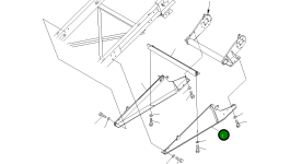 Кронштейн 8255-78-1350 Komatsu