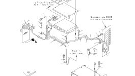 Кронштейн 203-06-67350 Komatsu