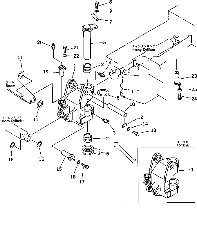 Палец 20T-70-41170 Komatsu