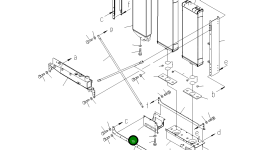 Кронштейн 17A-03-41380 Komatsu