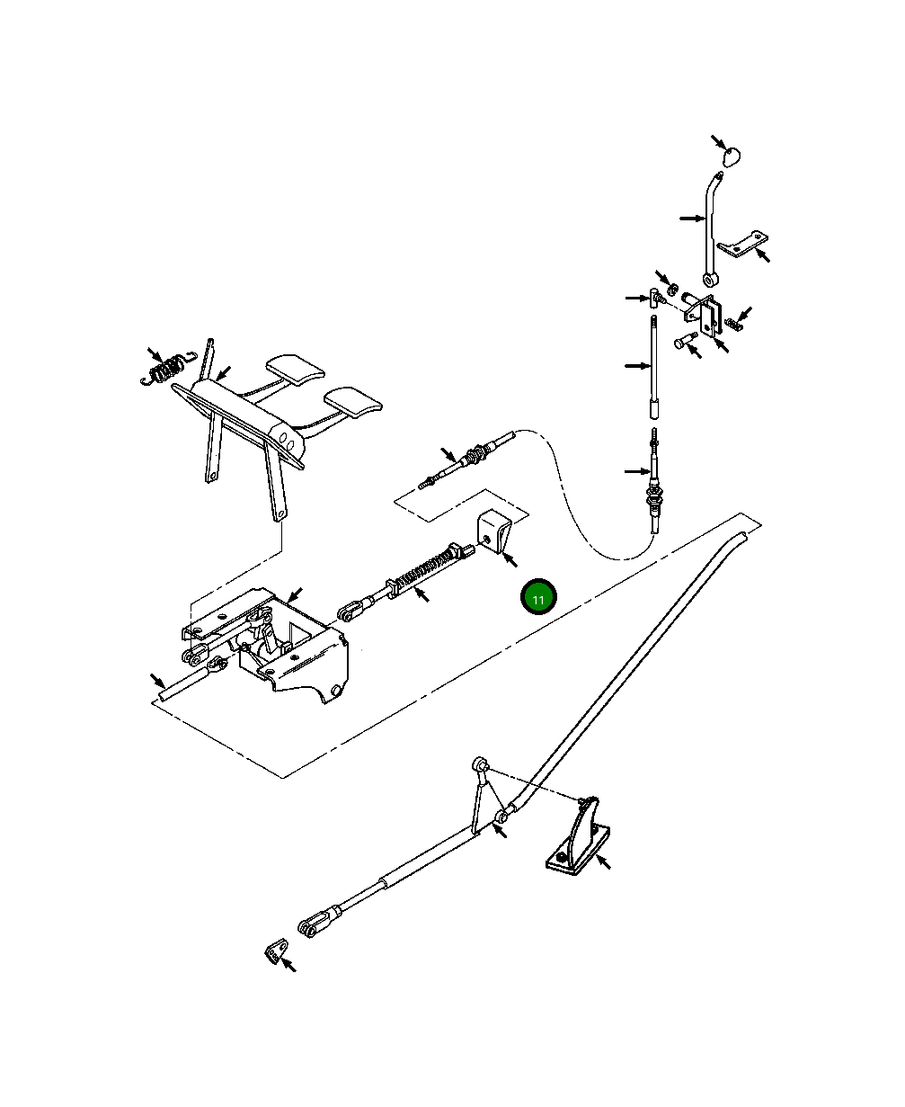 Кронштейн 1299 470 H91 Komatsu
