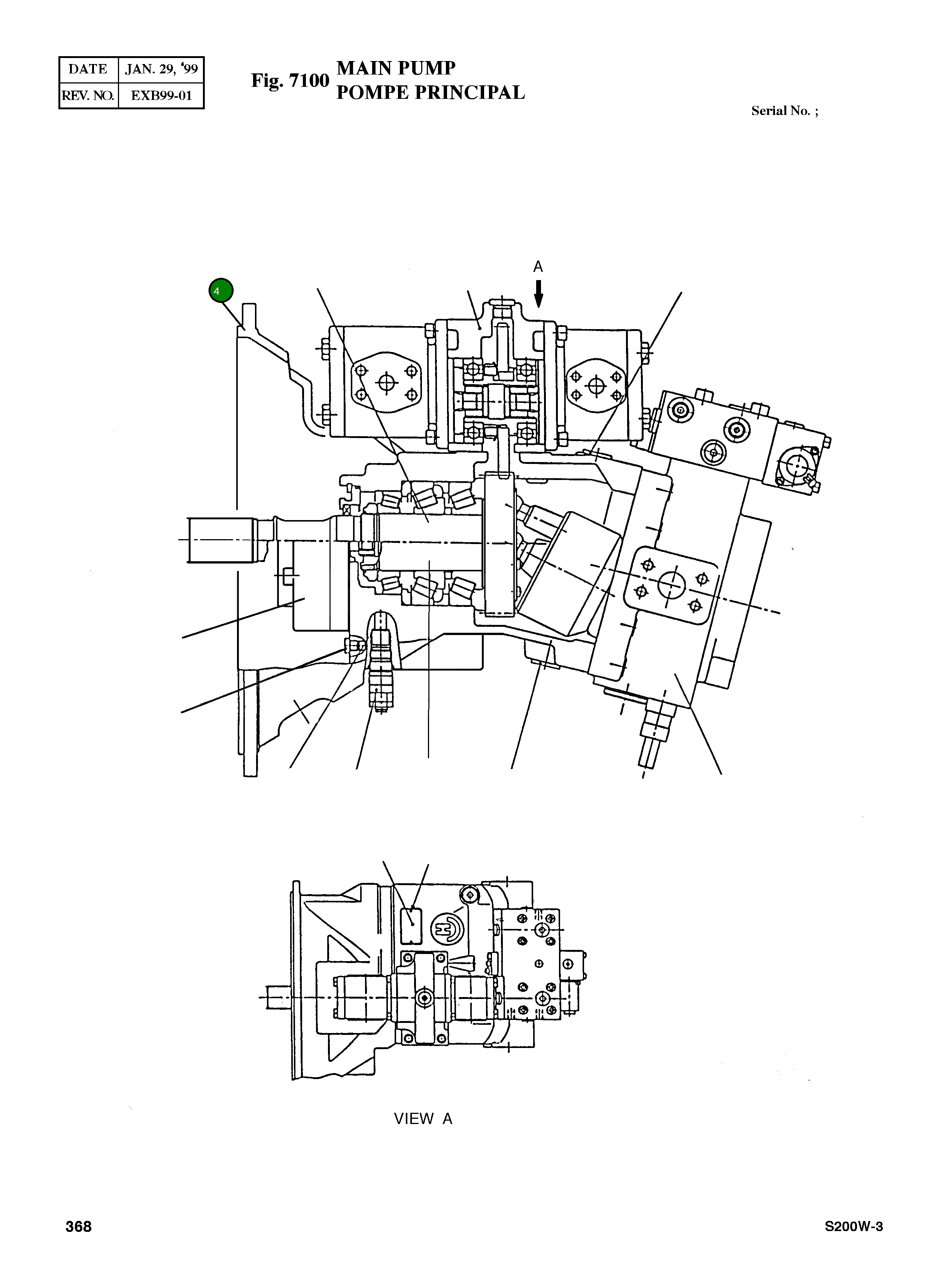 Корпус 1100219365 Komatsu