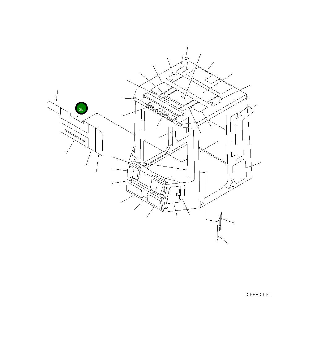 Лист 428-56-21630 Komatsu