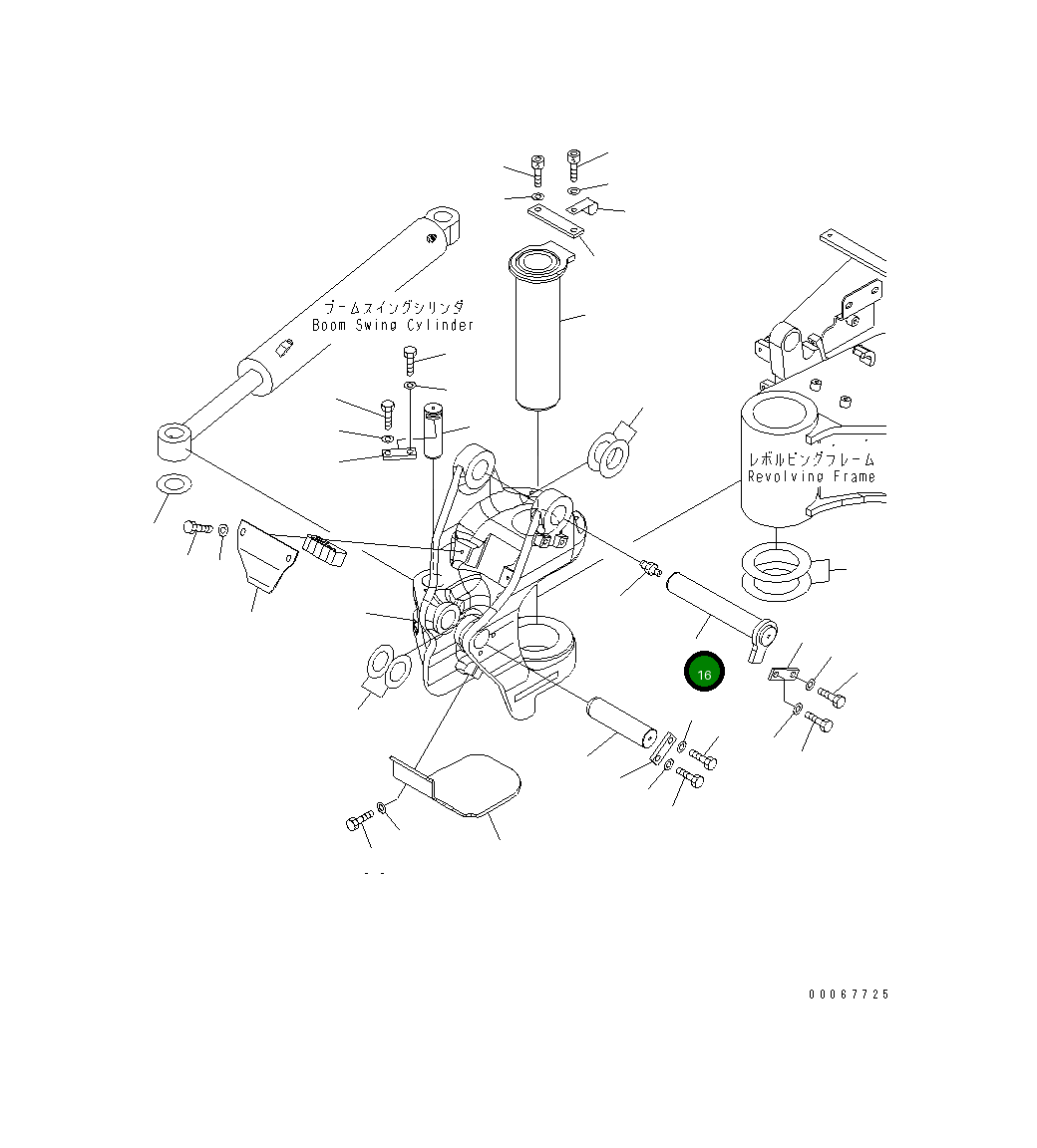 Палец 22F-70-21151 Komatsu