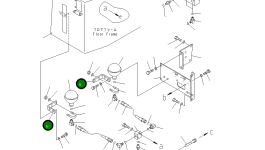 Кронштейн 202-973-4270 Komatsu