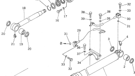 Кронштейн 707-88-95671 Komatsu