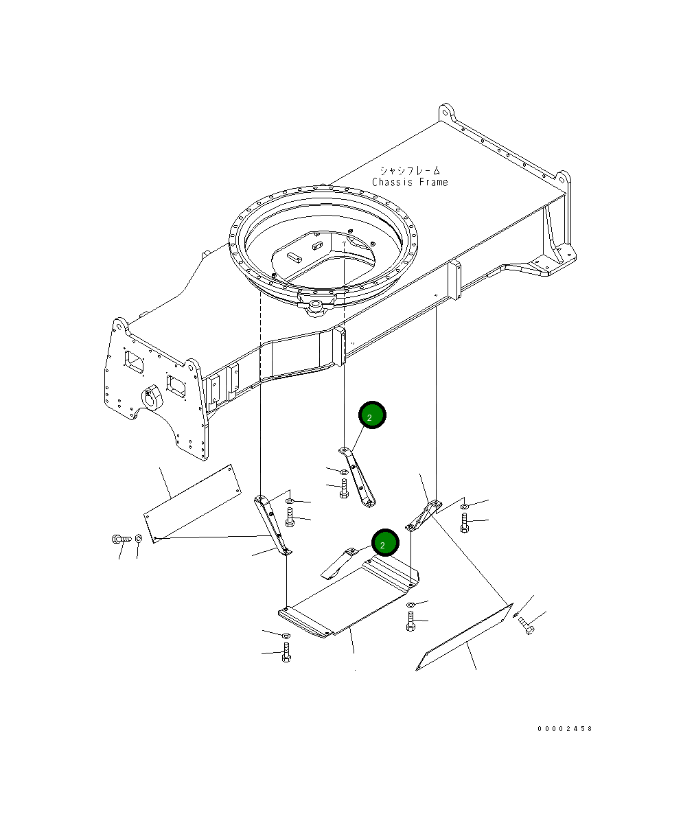 Кронштейн 20K-47-31182 Komatsu