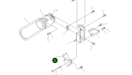 Кронштейн 567-07-72310 Komatsu