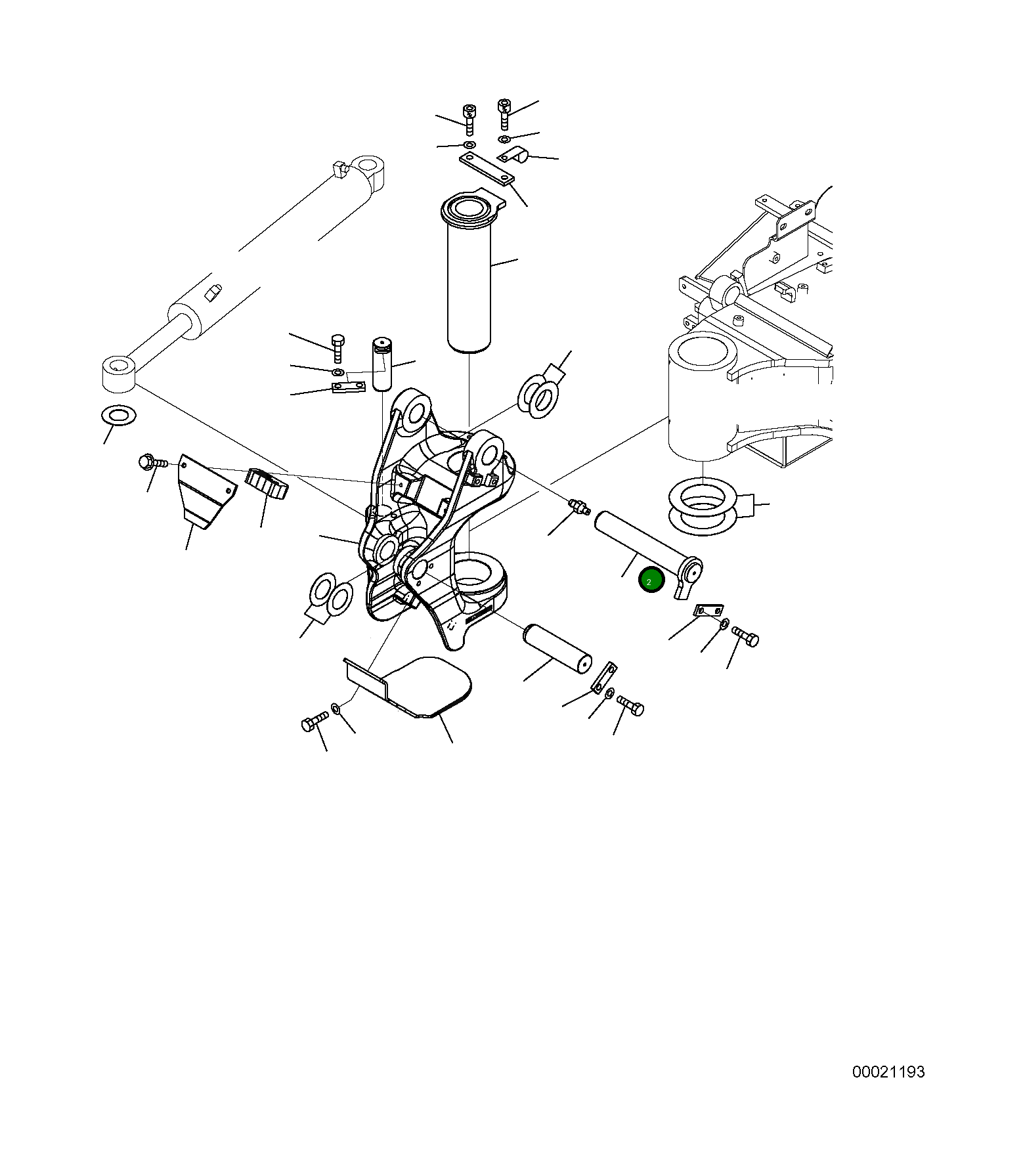 Палец 22L-70-R1422 Komatsu