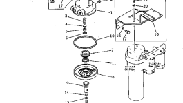 Кронштейн 6693-23-6580 Komatsu