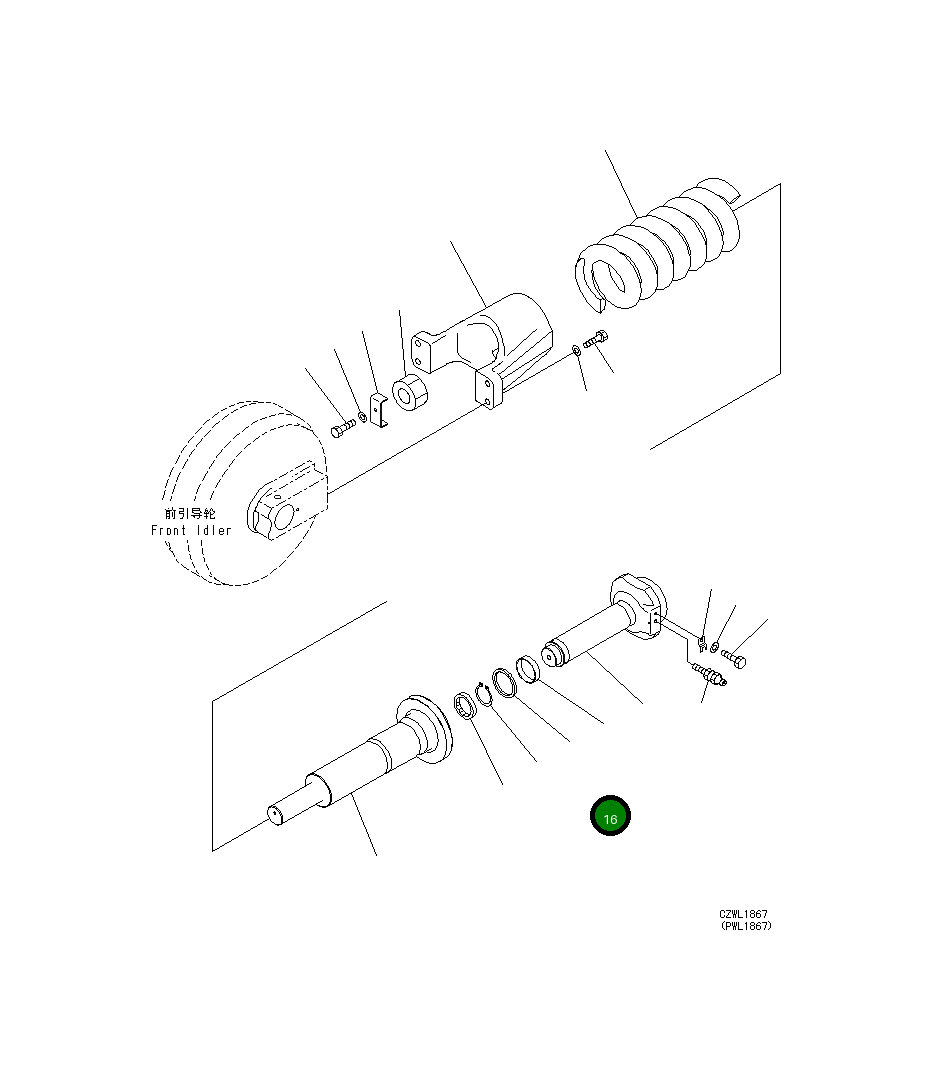 Набивка 195-30-18271 Komatsu