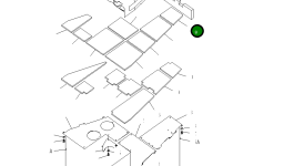 Лист 198-54-78770 Komatsu
