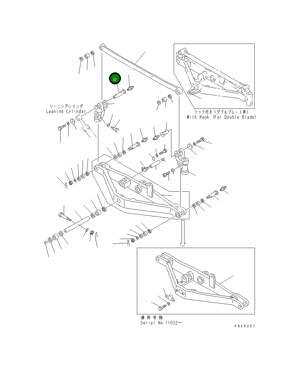 Палец 234-27-31830 Komatsu