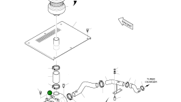Лента очистителя воздуха 2124-1593A Komatsu