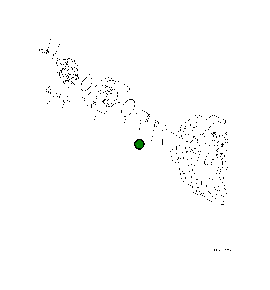 Муфта 708-1W-49130 Komatsu