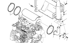 Опора 21D-01-13340 Komatsu