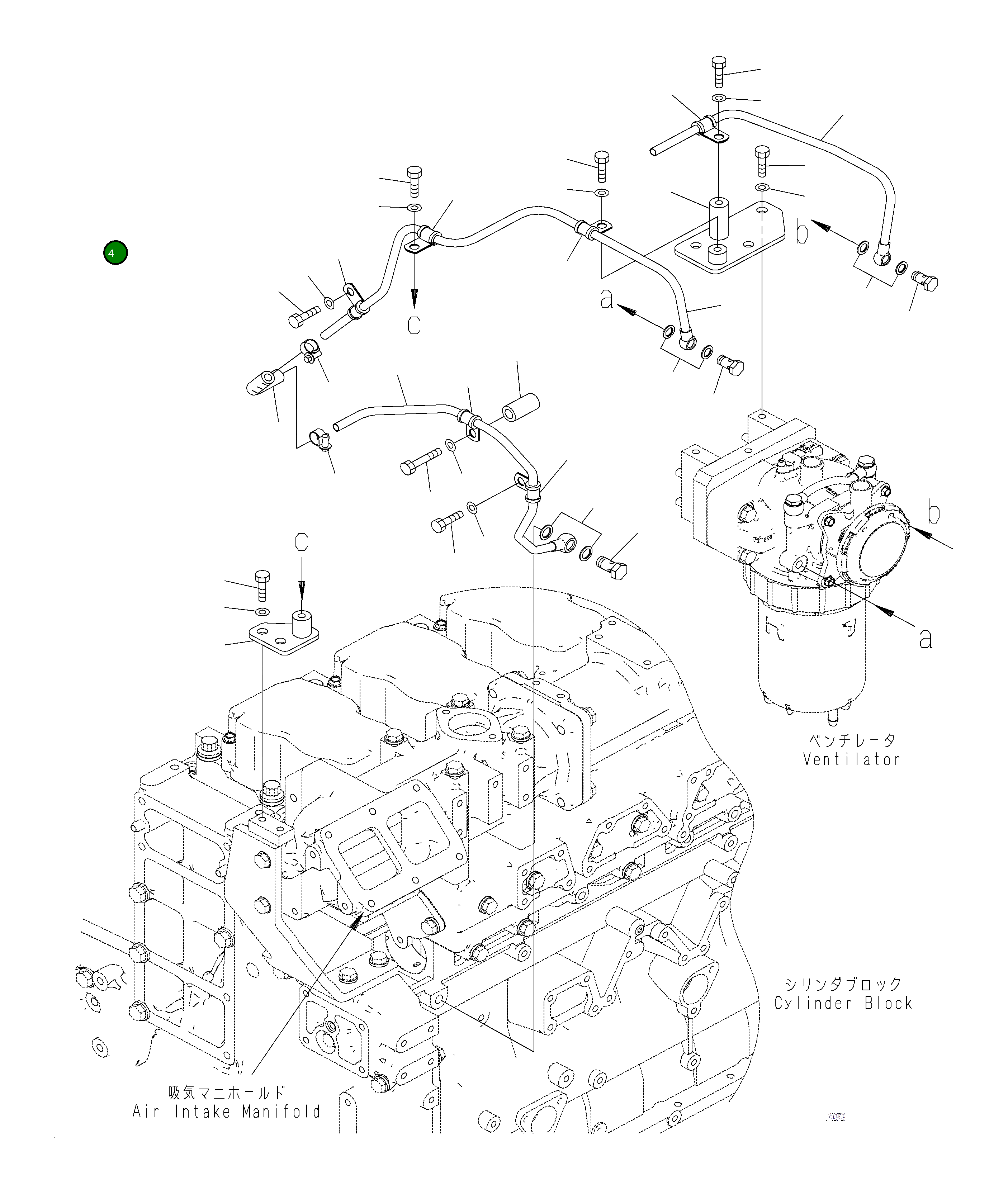 Кронштейн 6263-11-2770 Komatsu