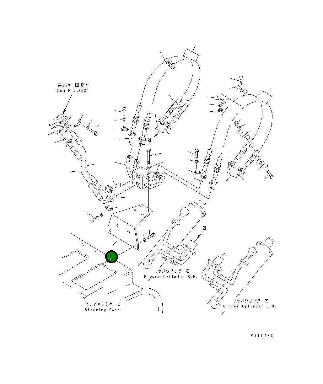 Кронштейн 154-78-42210 Komatsu