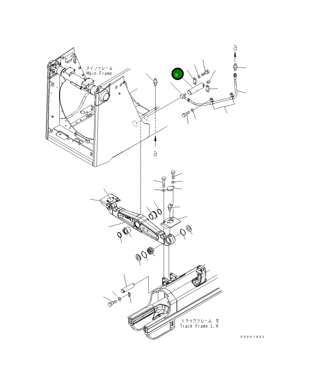 Палец 154-50-72120 Komatsu