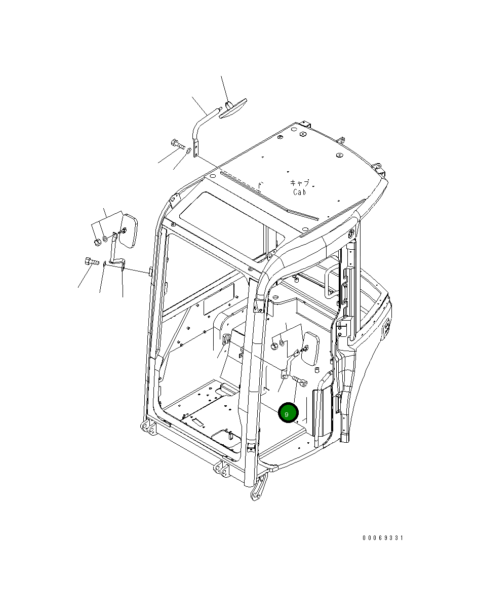 Опора 22M-54-25190 Komatsu