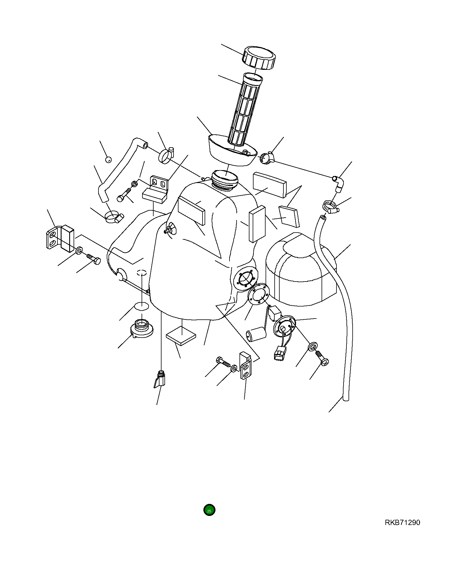 Кран 22E-04-21120 Komatsu