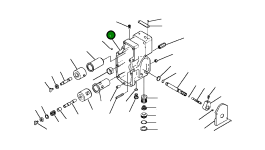 Корпус топливного насоса 1296 742 H91 Komatsu