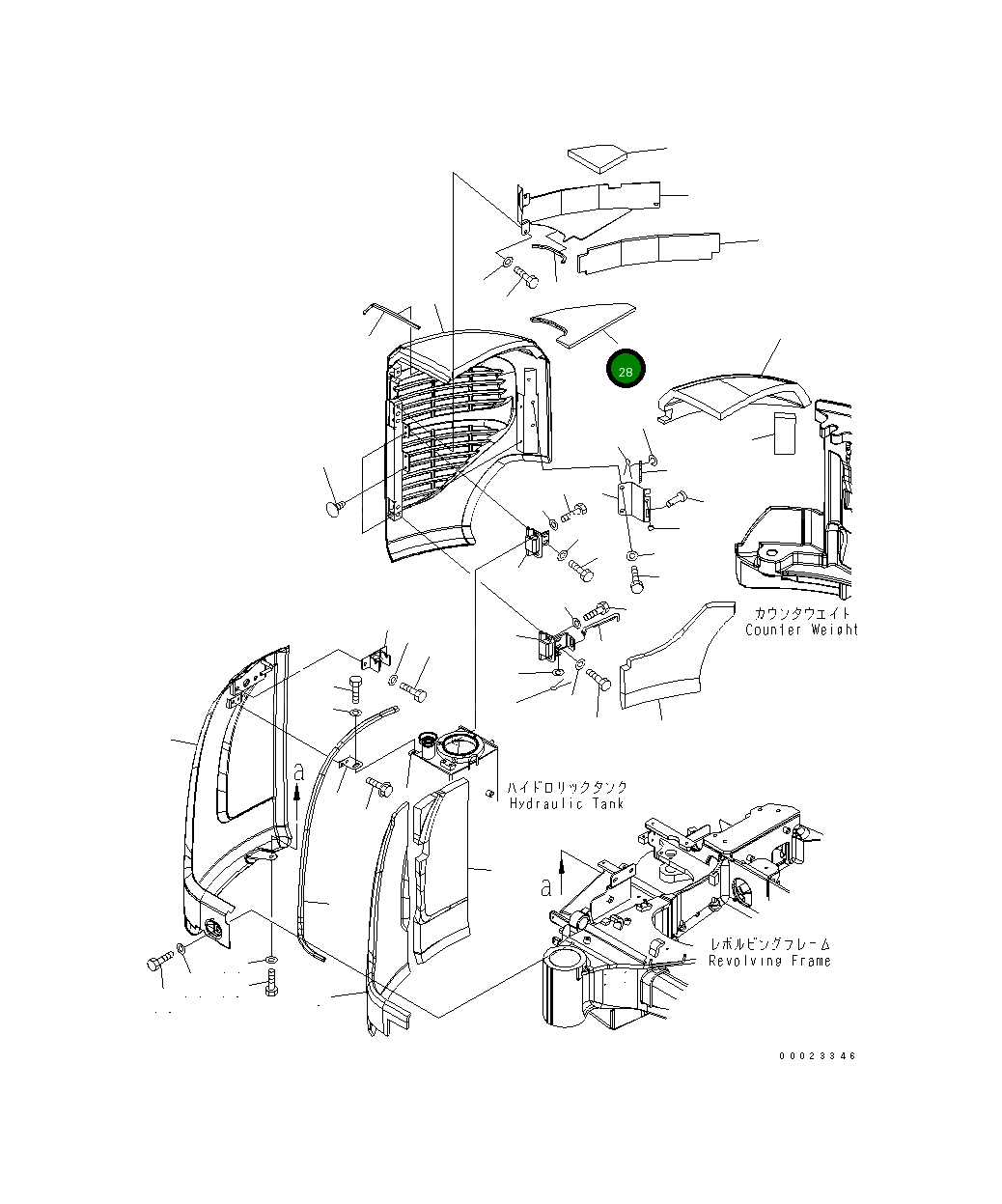 Лист 22L-979-2430 Komatsu