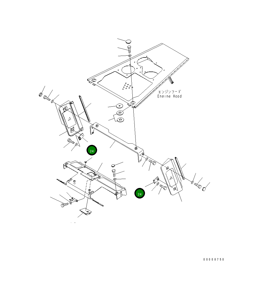 Кронштейн 14X-54-32681 Komatsu