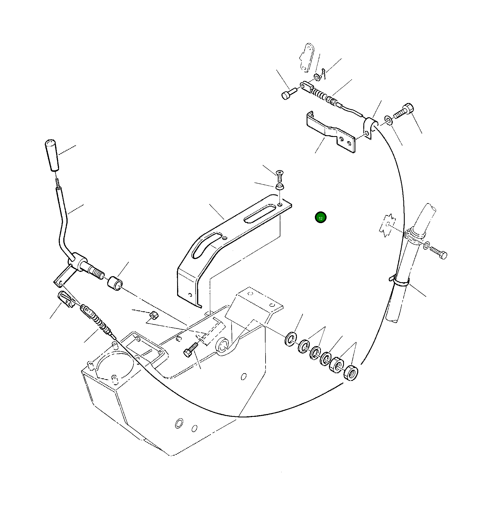 Опора 3F4534600 Komatsu