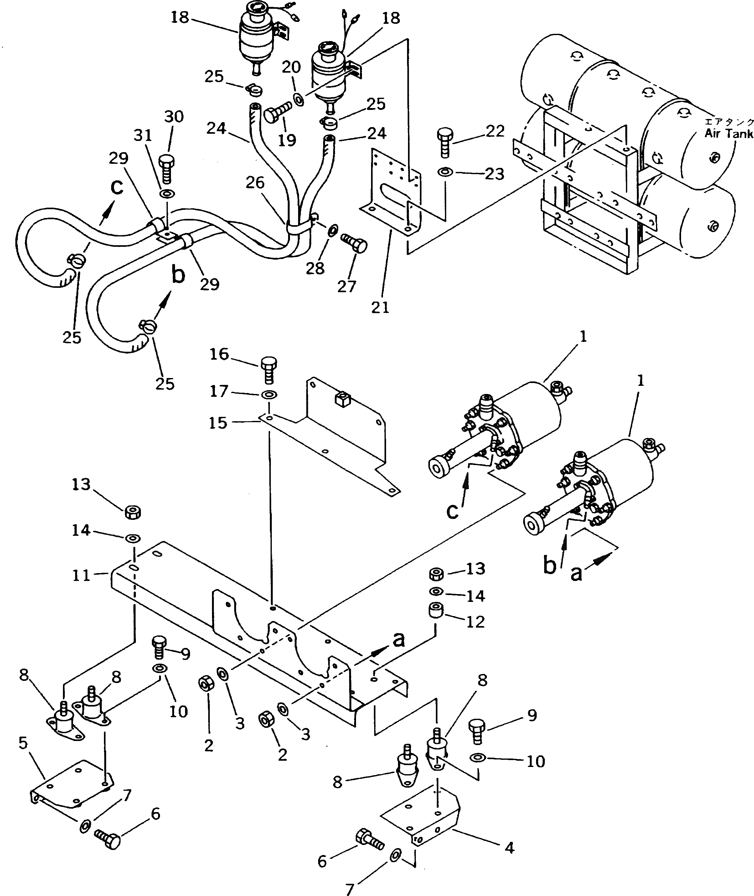 Кронштейн 567-35-43250 Komatsu