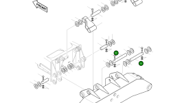 Палец 2123-2355A Komatsu