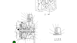 Корпус DC76B2001000 Komatsu