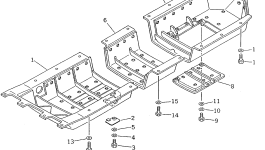 Лист 145-54-43560 Komatsu