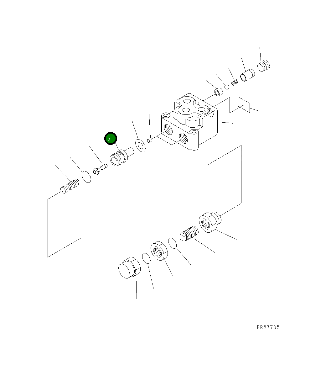 Корпус KB21601-20201 Komatsu