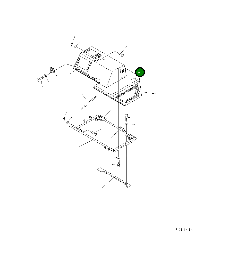 Лист 22U-03-11411 Komatsu